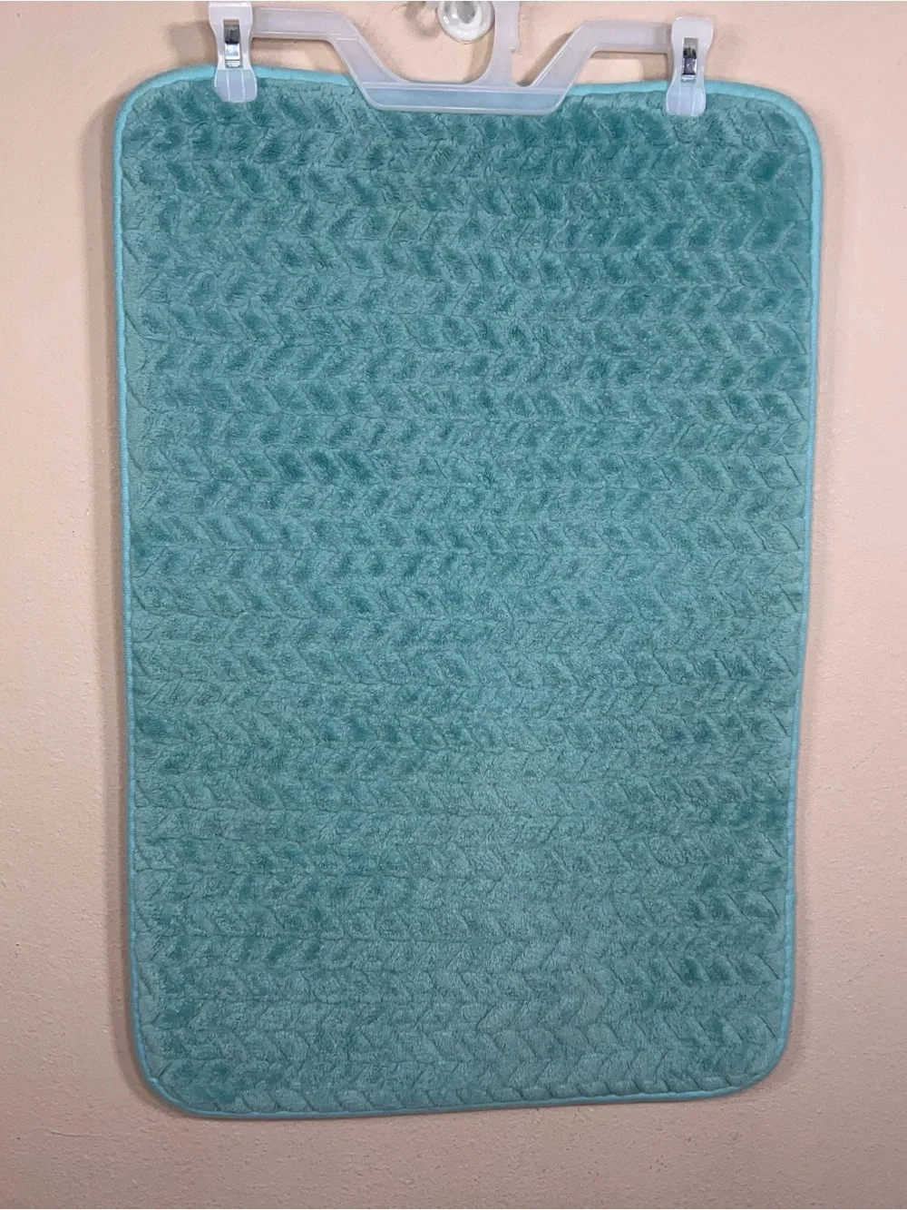 Teal Blue Mohawk Brand Bathroom Rug Lightweight Memory Foam Soft Comfort Style